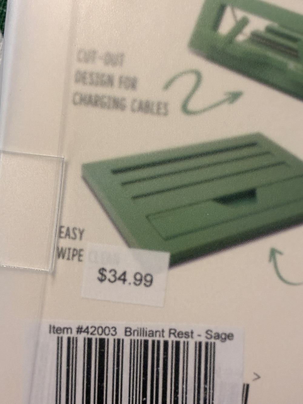 Brilliant Reading Rest Tablet & Book Stand - Green - Picture 5 of 5
